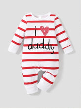 Cozy I LOVE Daddy Long Sleeve Romper