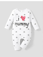 Cozy I Love Mommy Long Sleeve Romper