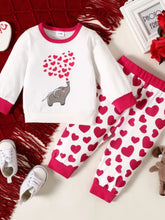 Cozy Elephant Love Fleece Tracksuit