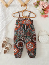 Polka Dot Print Sleeveless Jumpsuit