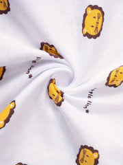 3pcs Cotton Tank Tops with Cute Animal Print