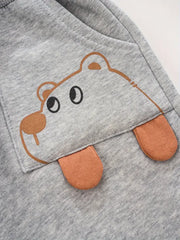 1pc Thermal Pants with Cute Bear Design Pants