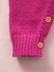 Floral Embroidered Knitted Romper