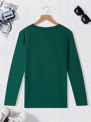 Teen Casual Long Sleeve T-Shirt