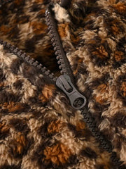 Zip Up Coat Fleece Jacket Hooded Outwear Cute Bear Ears