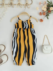 Summer Hip-Hop Ethnic Print Front and Middle Pleated Button Leggings