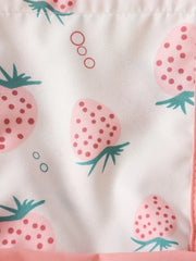 Casual Triangle With Sunflower Print Bodysuit