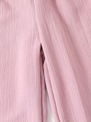 Casual Pleated Flare Pants