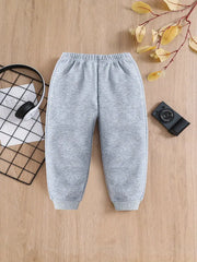 Fleece Lining Casual Jogger Sweatpants