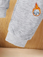 Fleece Lining Casual Jogger Sweatpants