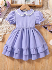 Short-Sleeve Princess Dress