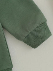 Color Block Long Sleeve Pullover Sweatshirt Tops & Pants