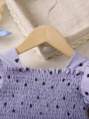 Ramadan Adorable Heart-Print Tunic Dress