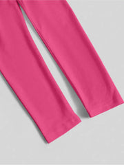 1pc DISNEY Minnie Mouse Pink Tights - Cute Winter Warm Leggings with Iconic Bow & Minnie Print