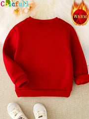 Round Neck Thermal Lined Pullover