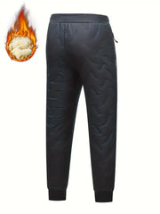 Warm Side Pocket Fleece Lined Sweatpants