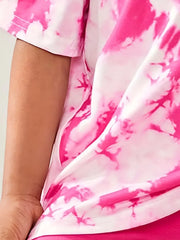 Pattern Bunny Graphic Short Sleeve T-shirt Tops