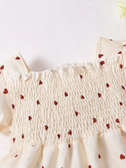 Ramadan Adorable Heart-Print Tunic Dress