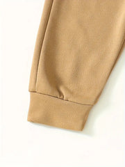 3pcs California Print Casual Jogger Pants