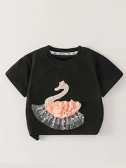 Lace Swan T-Shirt