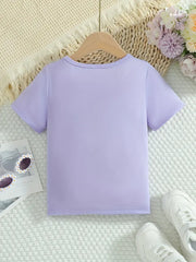 Sweet Flower Decor Short Sleeve T-shirt