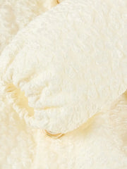 Elegant Floral dress with Black Floral Buttons