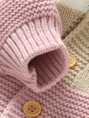 Striped Long-Sleeve Romper