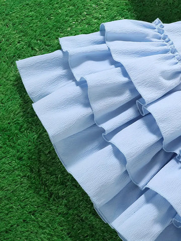 Sleeveless, Button Detail Chic Summer Princess Dress