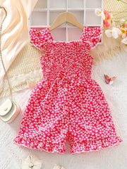 Sleeveless Jumpsuit with Ruffle Detail
