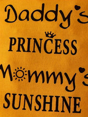 3pcs Short-Sleeved Shorts Suit With Letter Top Printed Pants