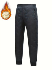 Warm Side Pocket Fleece Lined Sweatpants