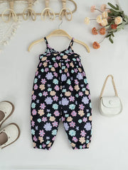 Summer Hip-Hop Ethnic Print Front and Middle Pleated Button Leggings