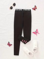 Comfy Slim Butterfly Graphic Leggings Yoga Pants