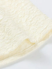 Elegant Floral dress with Black Floral Buttons