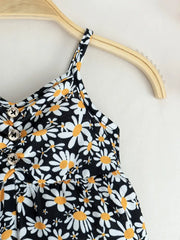 Summer Hip-Hop Ethnic Print Front and Middle Pleated Button Leggings