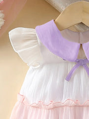 Multi-Color Patchwork Dress