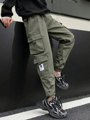 Elastic Waist Jogger Pants Pants