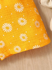 Casual Daisy Print  Summer Sleeveless Jumpsuit