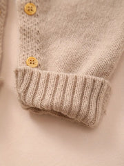 Floral Embroidered Knitted Romper