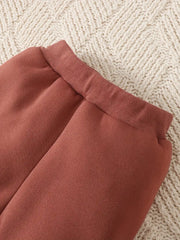 Two-piece Set C, Long Sleeve Hoodie and Bear Printed Pants Suit