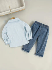 Shirt and Jeans 2-piece Set