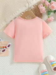 Sweet Flower Decor Short Sleeve T-shirt