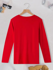 Teen Casual Long Sleeve T-Shirt