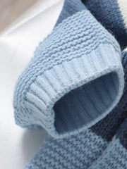 Striped Long-Sleeve Romper