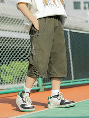 Breathable Stretchy Cotton Stylish Cargo Shorts