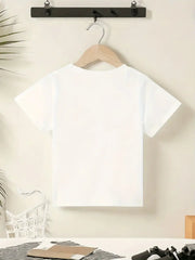 Casual Round Neck with Cute Strawberry Soft Cotton Knit T-Shirt