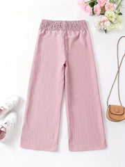 Casual Pleated Flare Pants