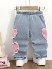 Day Heart Patch Denim Jeans