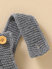 Unisex Bodysuit with Heart Jacquard