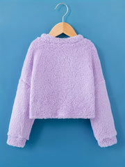 Reversible Fleece Long Sleeve Pullover